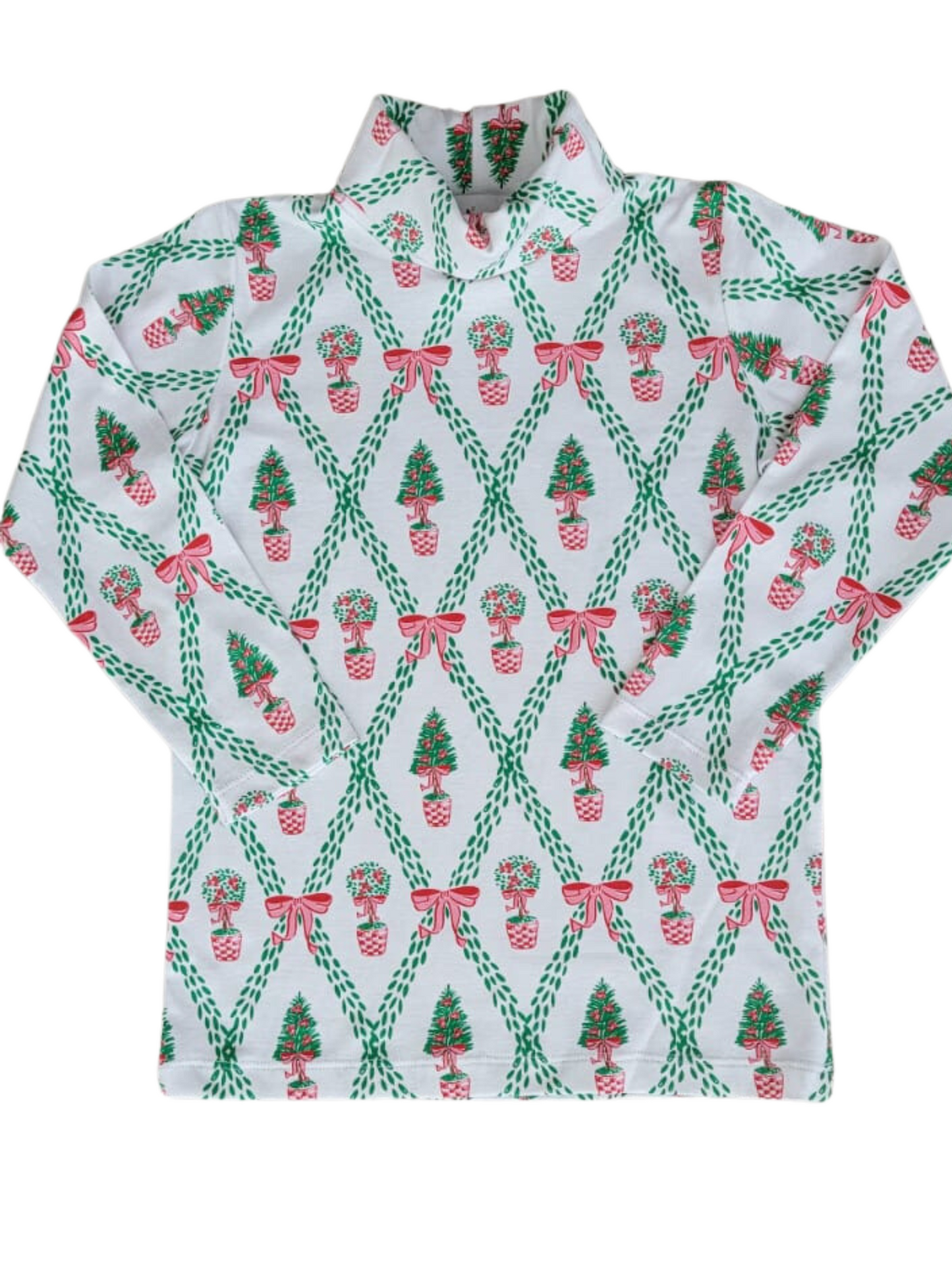 Topiary trellis turtleneck