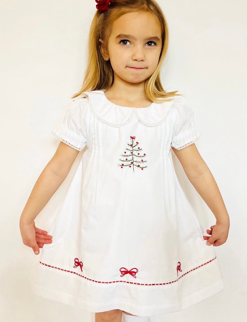 White Christmas heirloom dress