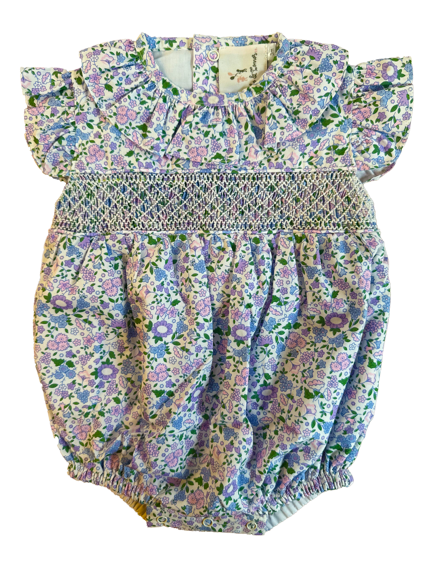 Charlotte Smocked Bubble