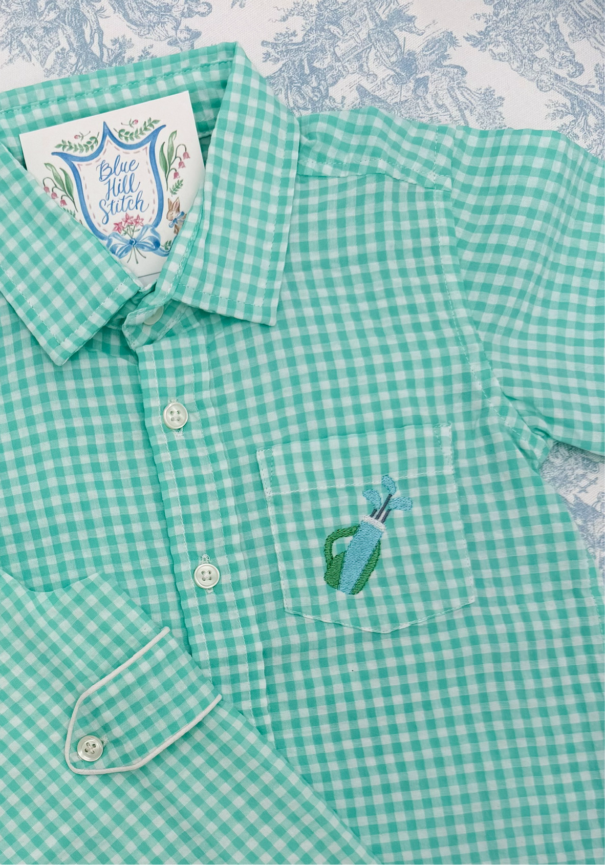 Golfer button down