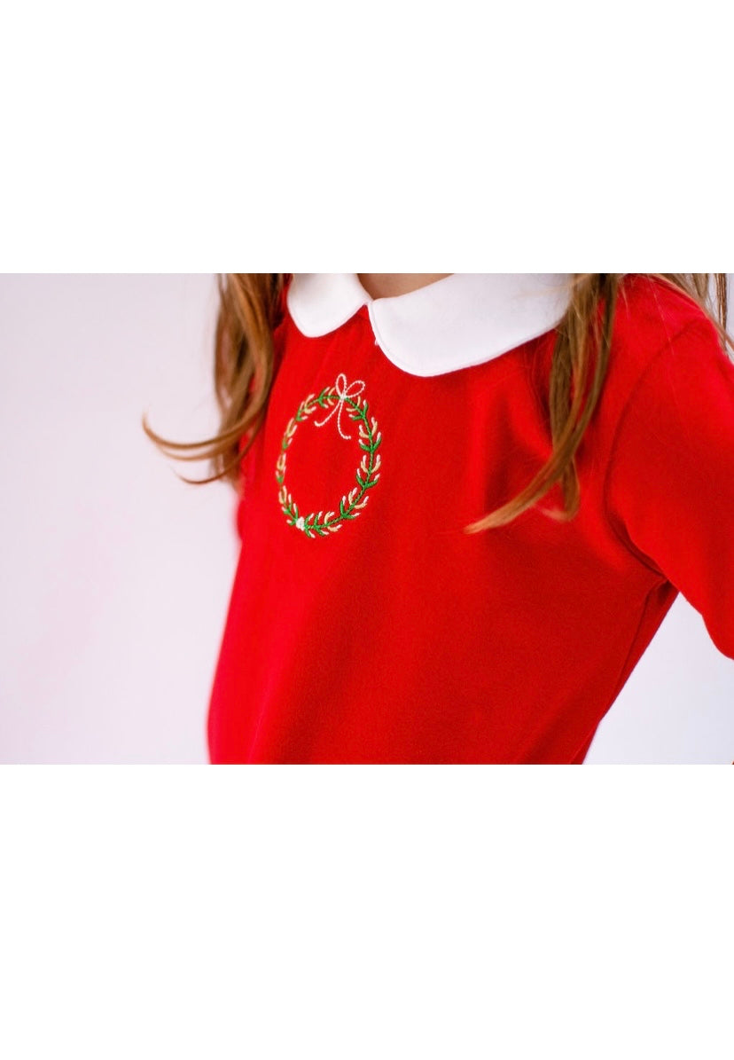 Pima wreath dress