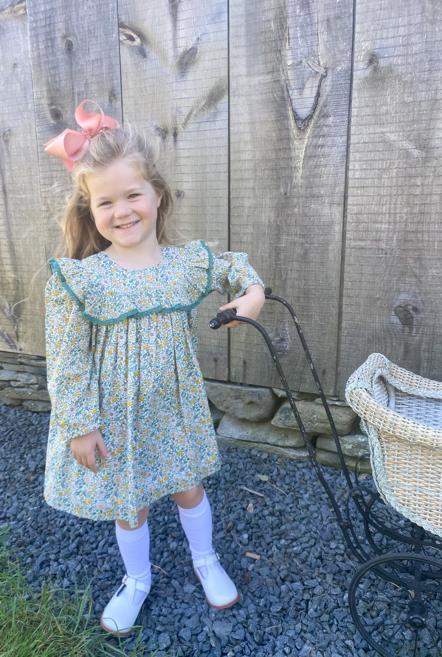 Harper floral ruffle dress