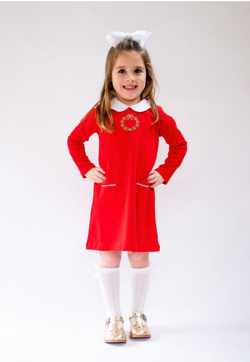 Pima wreath dress