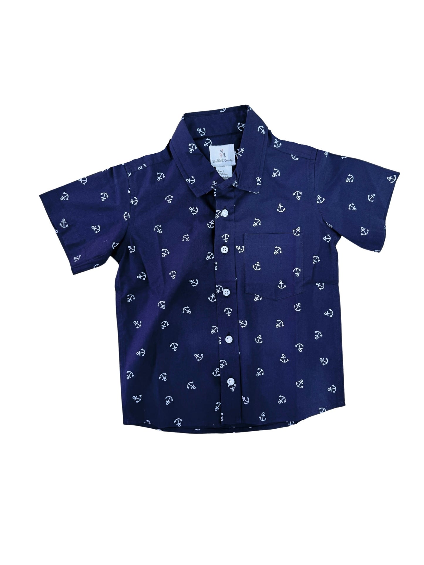 Anchors Away Button Down
