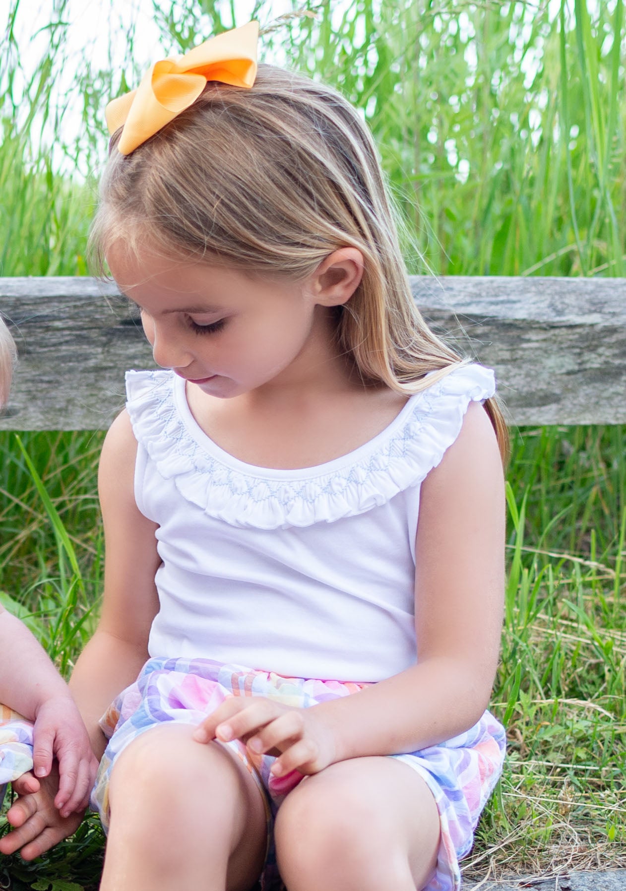 Seersucker Sailboat Smocked Top