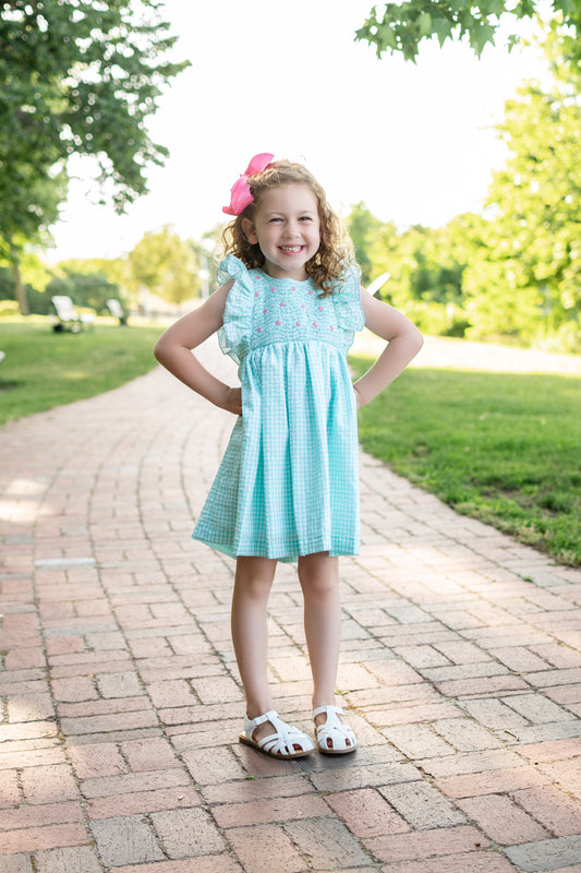 Spring days smocked dress