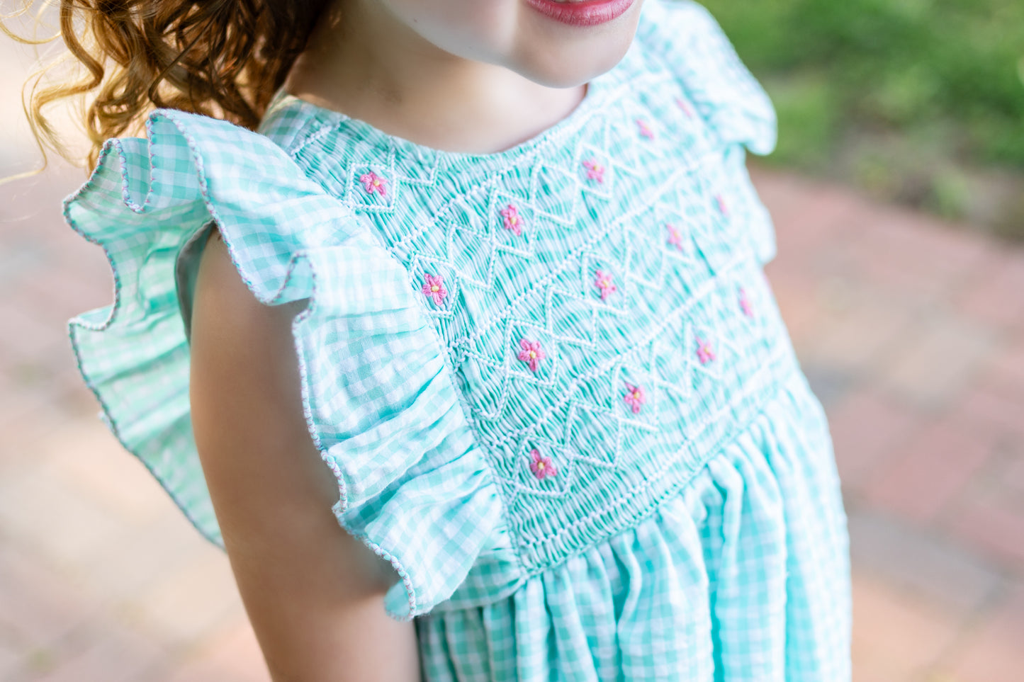 Spring days smocked dress