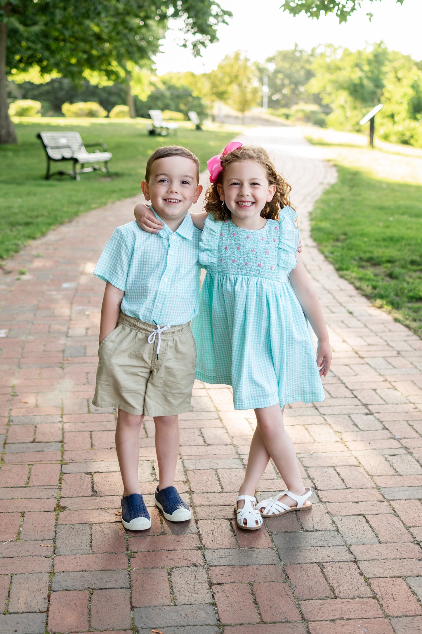 Spring days smocked dress