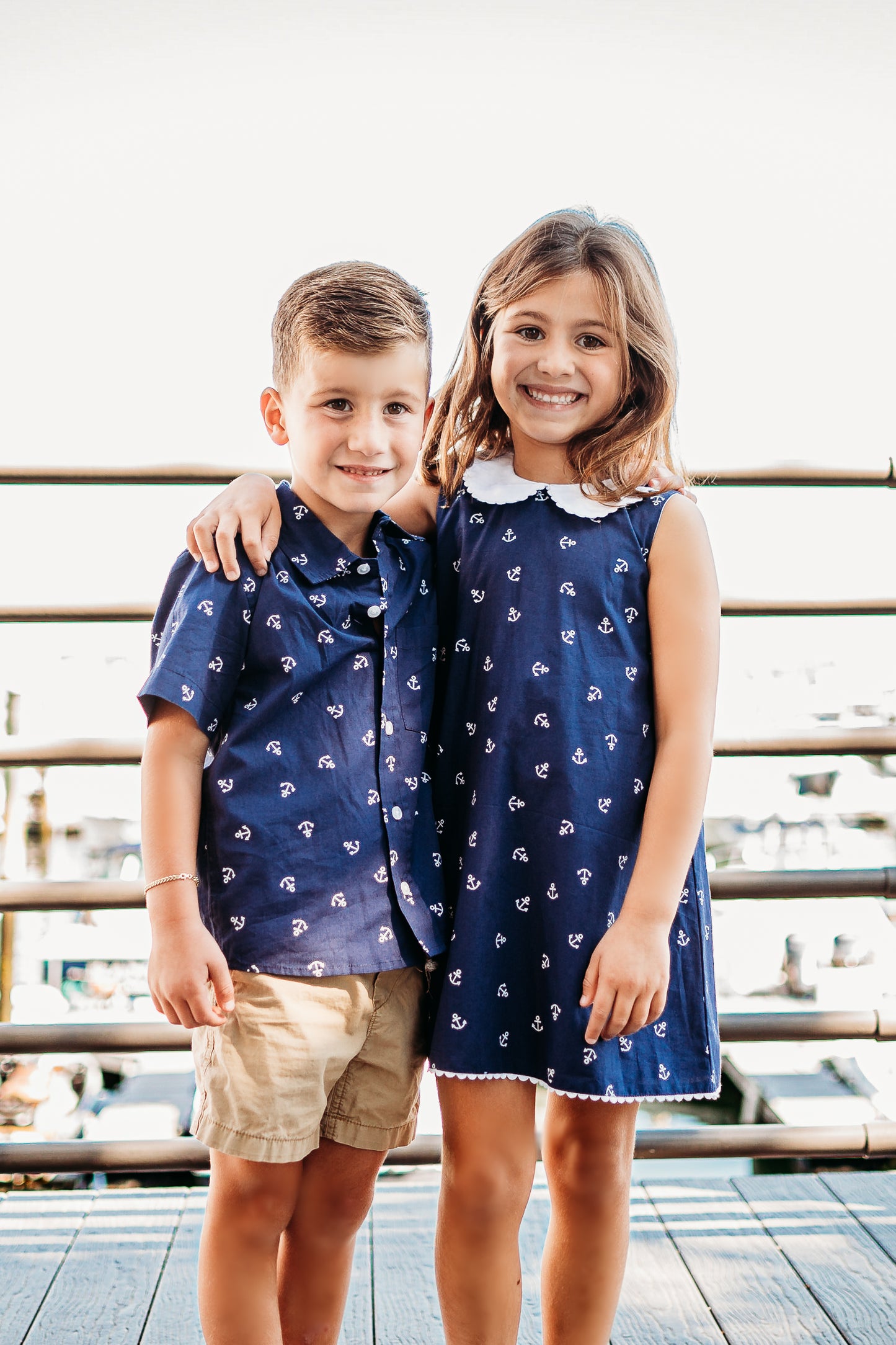 Anchors Away Button Down