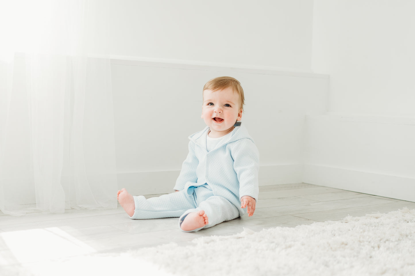 Benjamin Blue quilted set