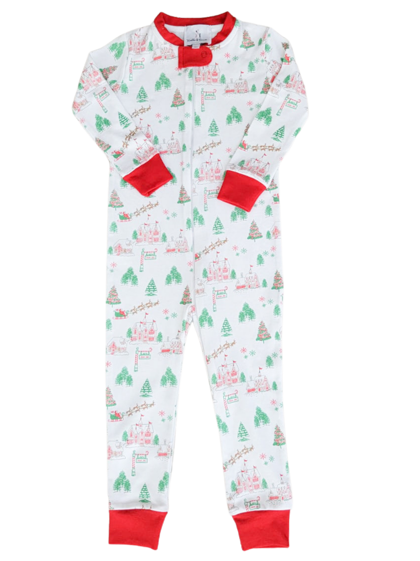 North Pole Zipped Pajama