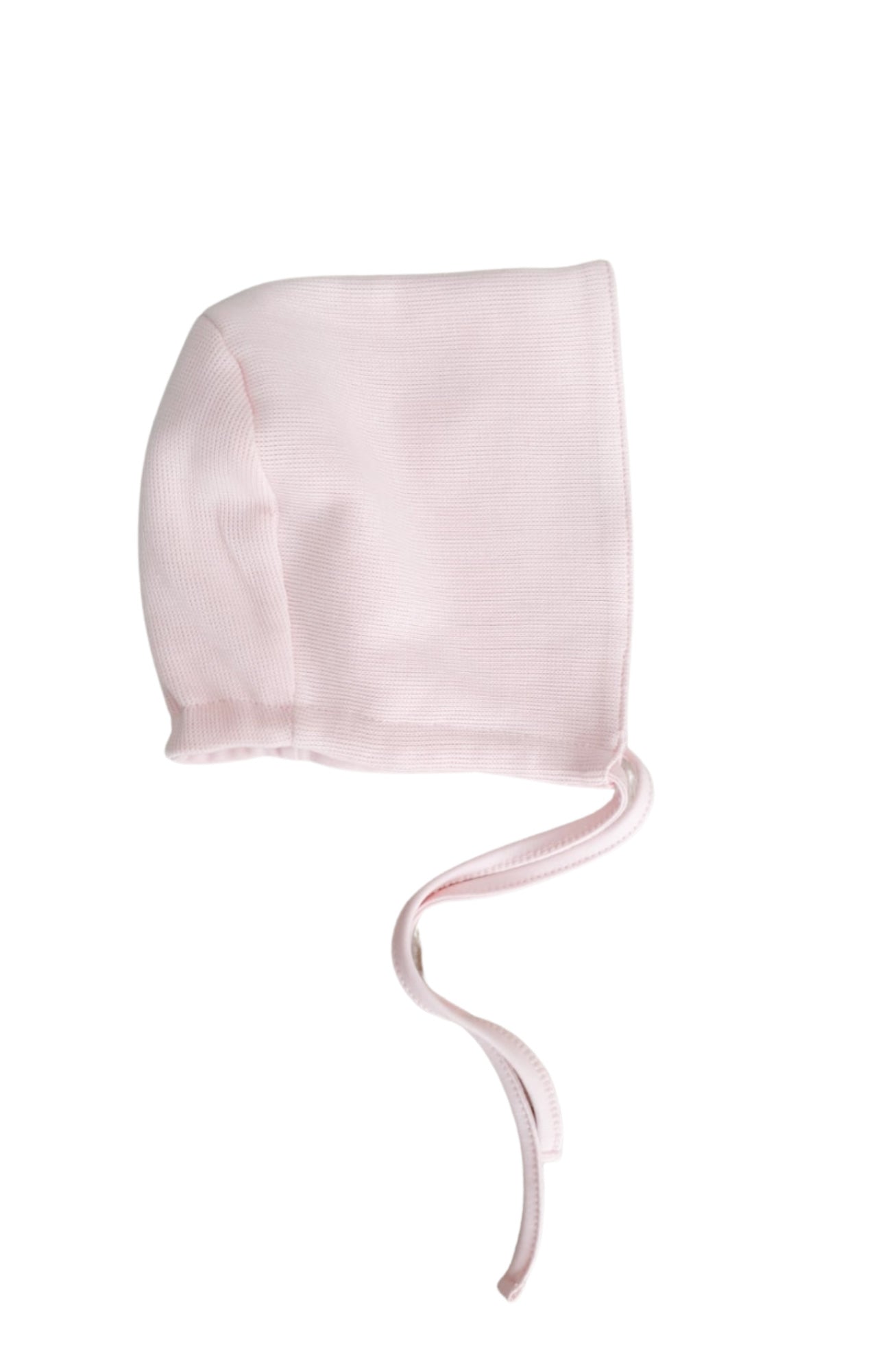girls layette knit bonnet