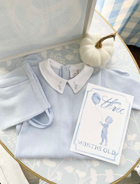Boys Layette Knit Bonnet