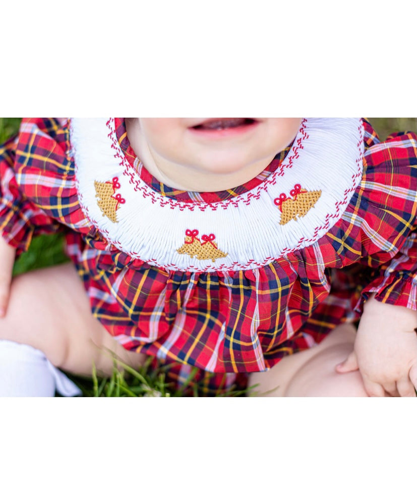 Christmas Bells Tartan Bubble