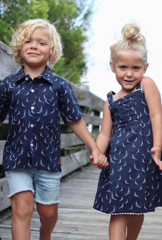 Sail Away Button Down Shirt
