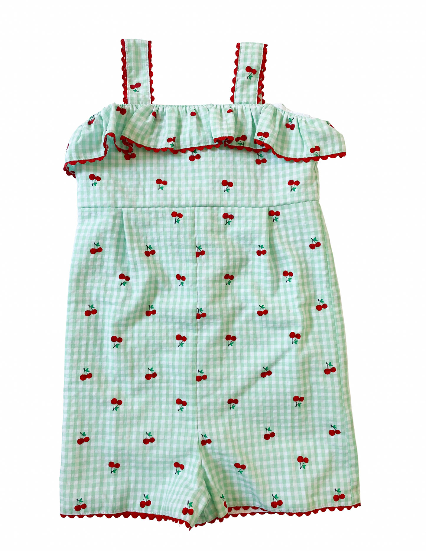 Girls Cherry Romper