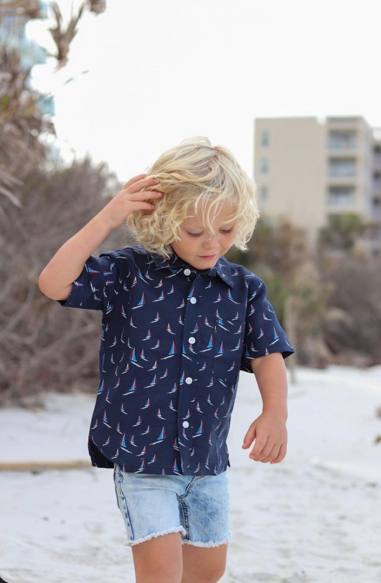 Sail Away Button Down Shirt