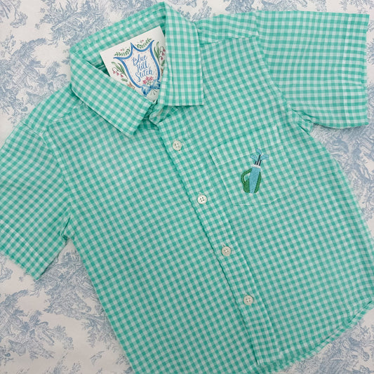 Golfer button down