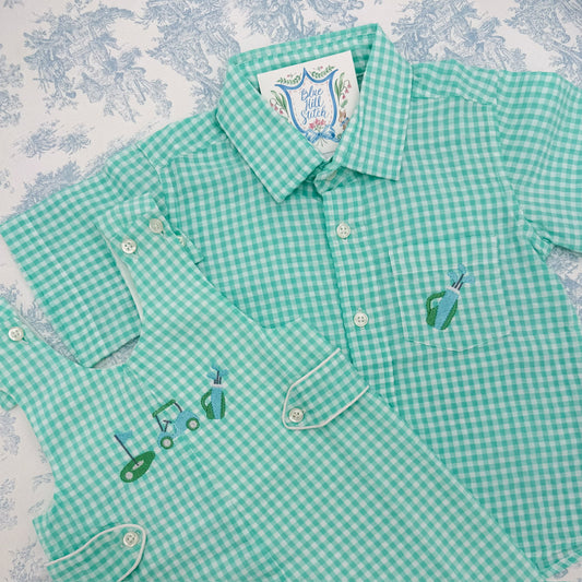 Golfer button down