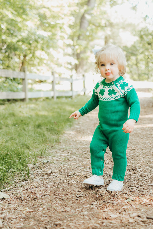 Lucky Clover Romper Preorder