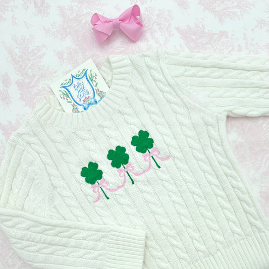 Clover Bows Sweater