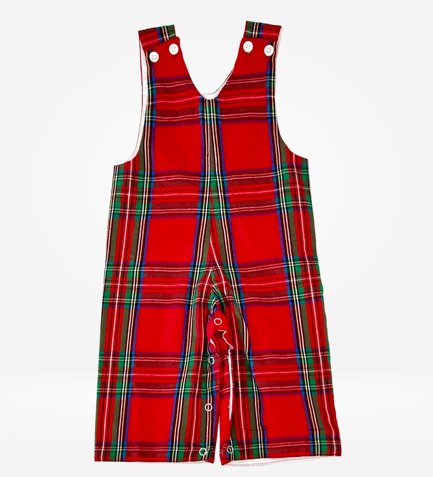 Baby boy Red Tartan Longall