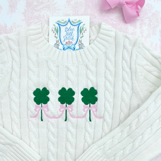 Clover Bows Sweater