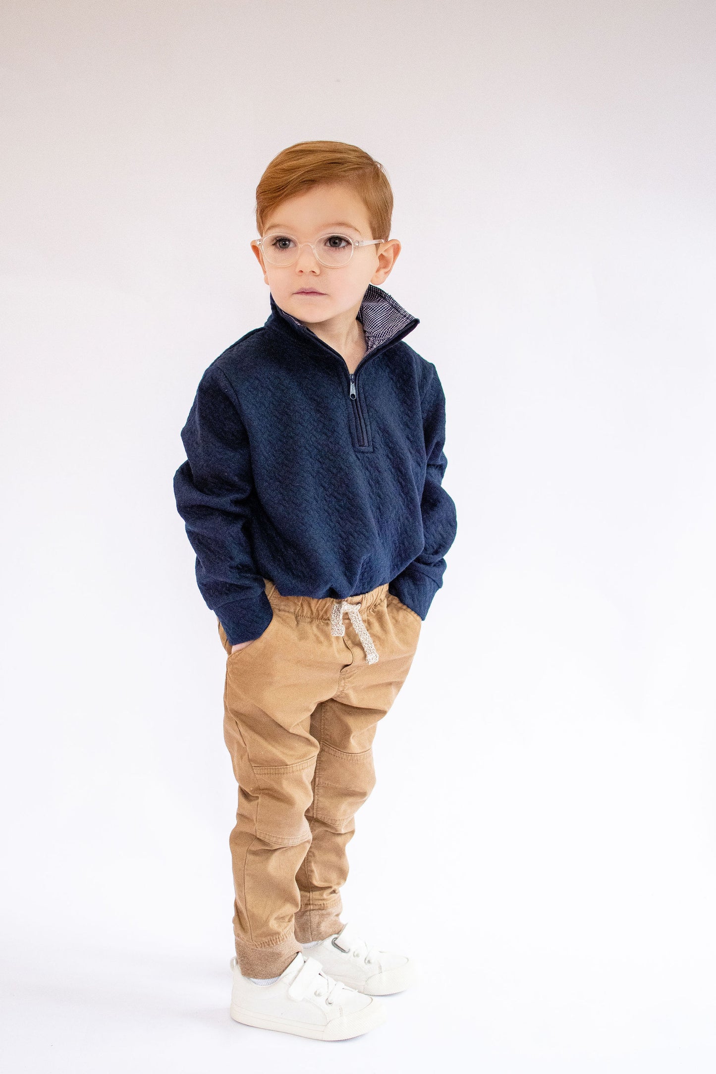 Hadley Boys Quilted Half Zip