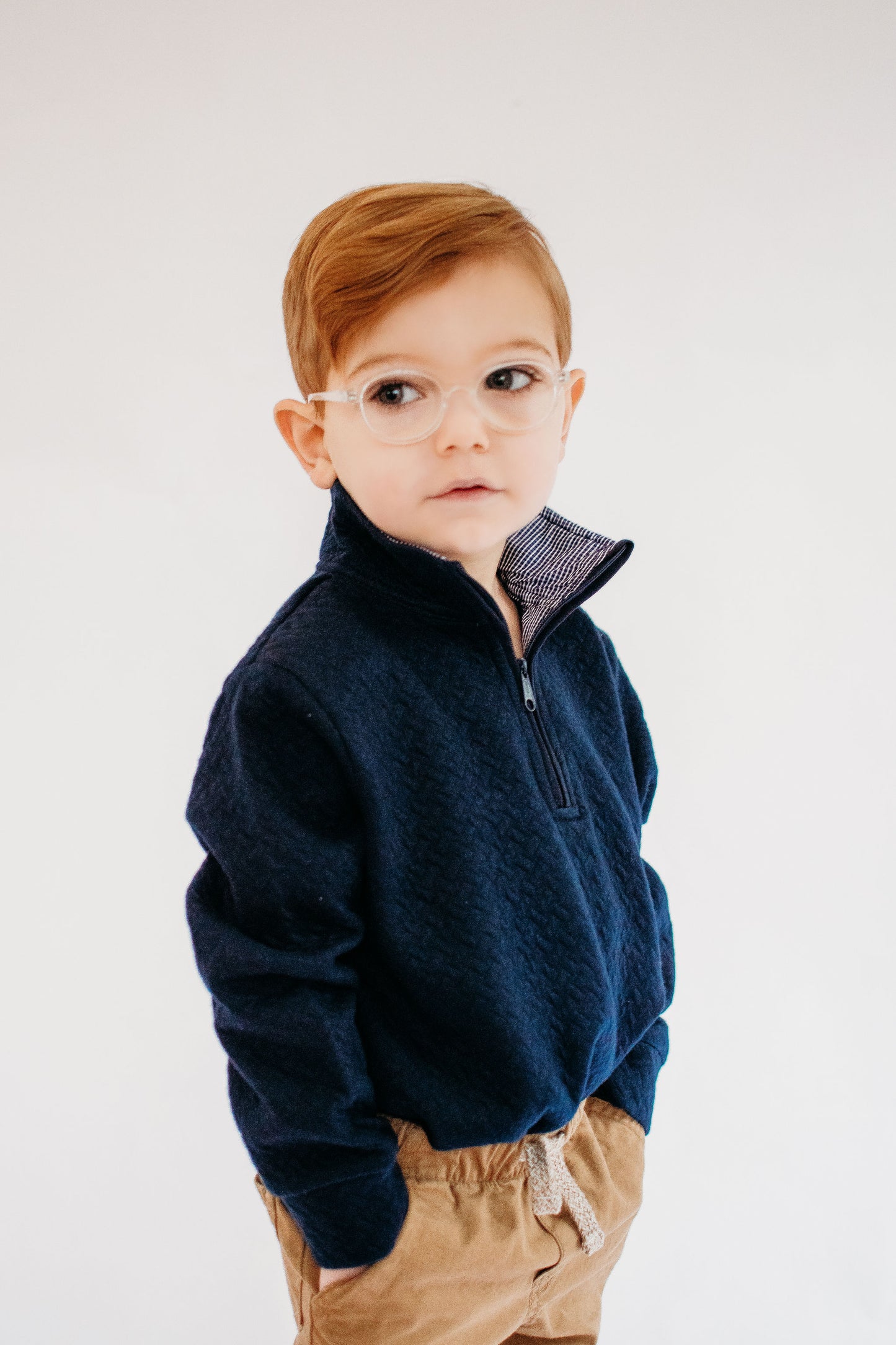 Hadley Boys Quilted Half Zip