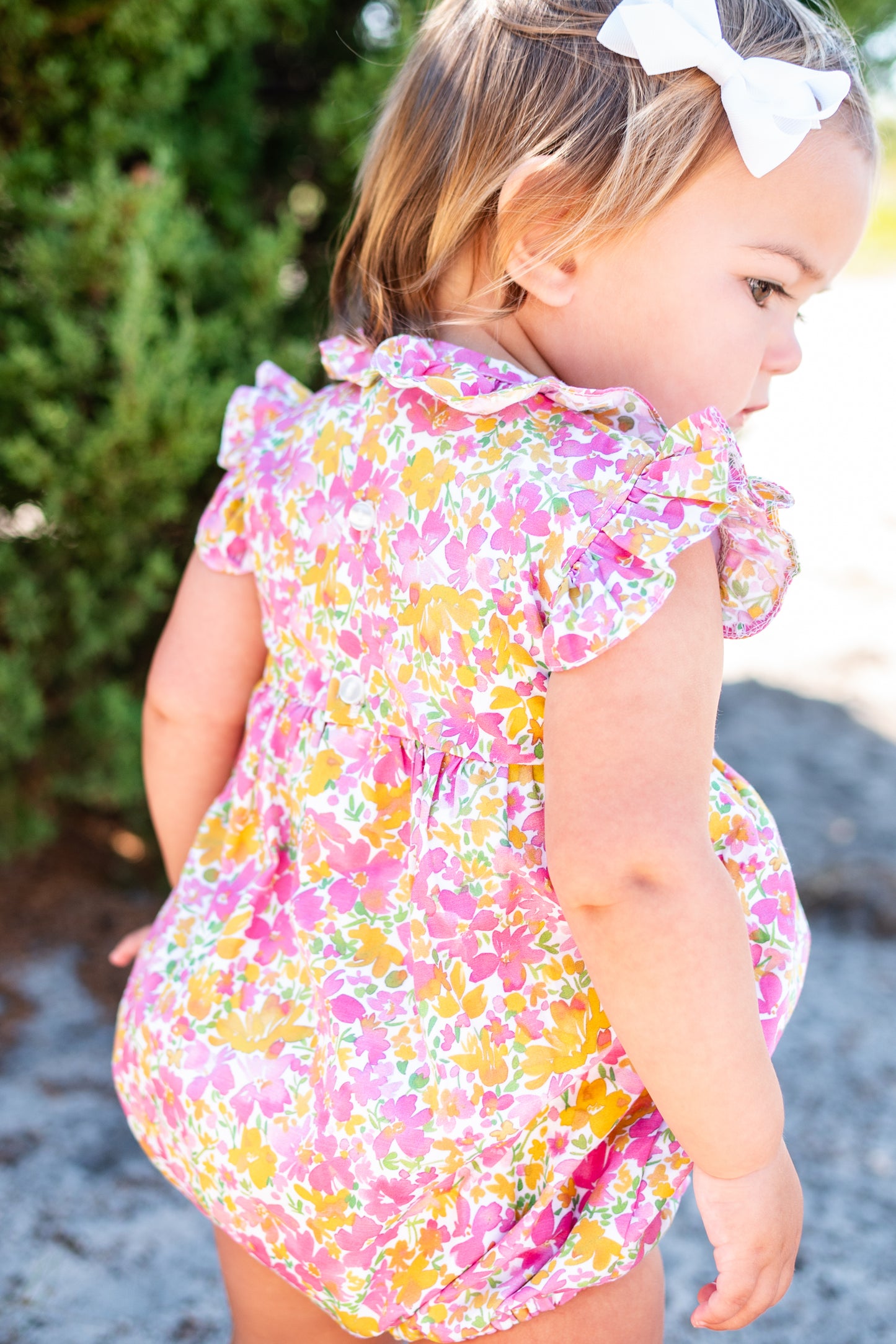 Elle smocked bubble