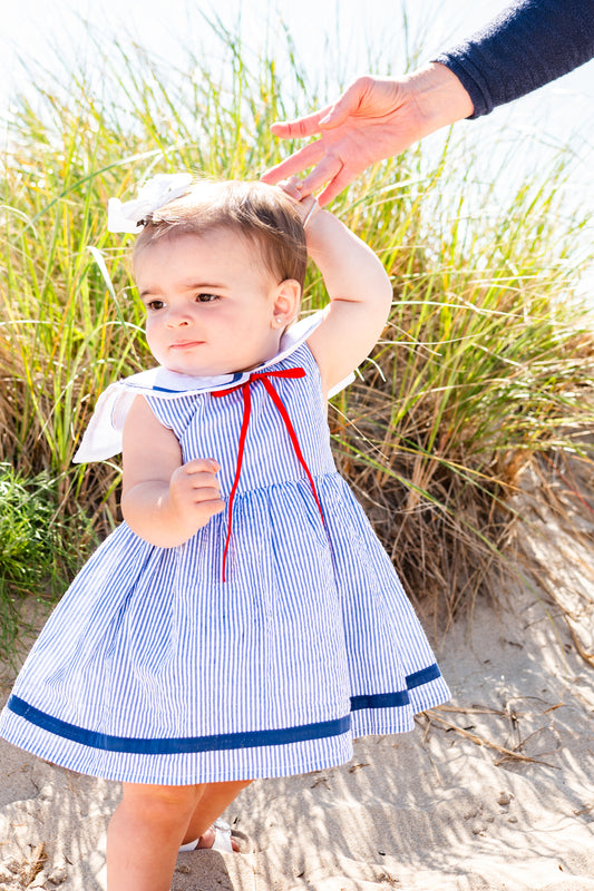 Preorder Anchors Baby Girl Dress