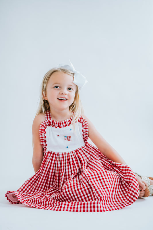 Stars and stripes dress