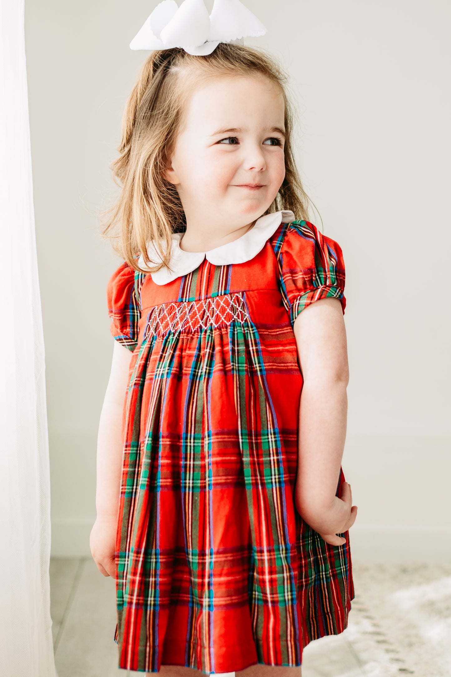 Red Tartan Dress