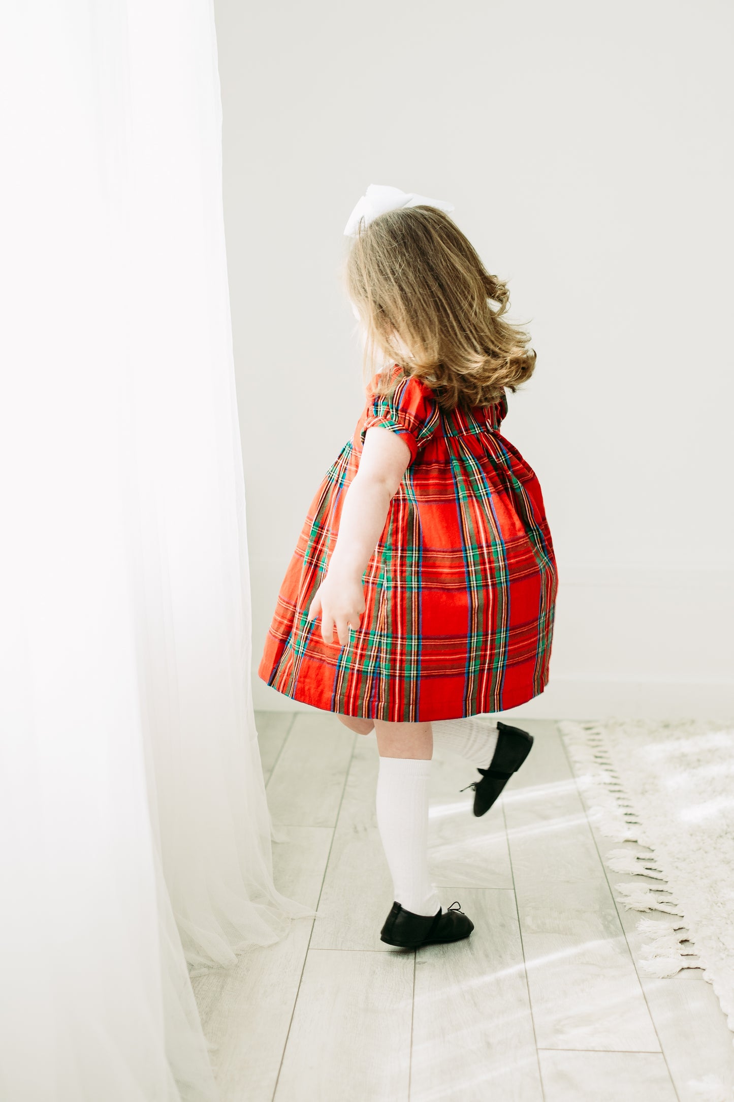 Red Tartan Dress