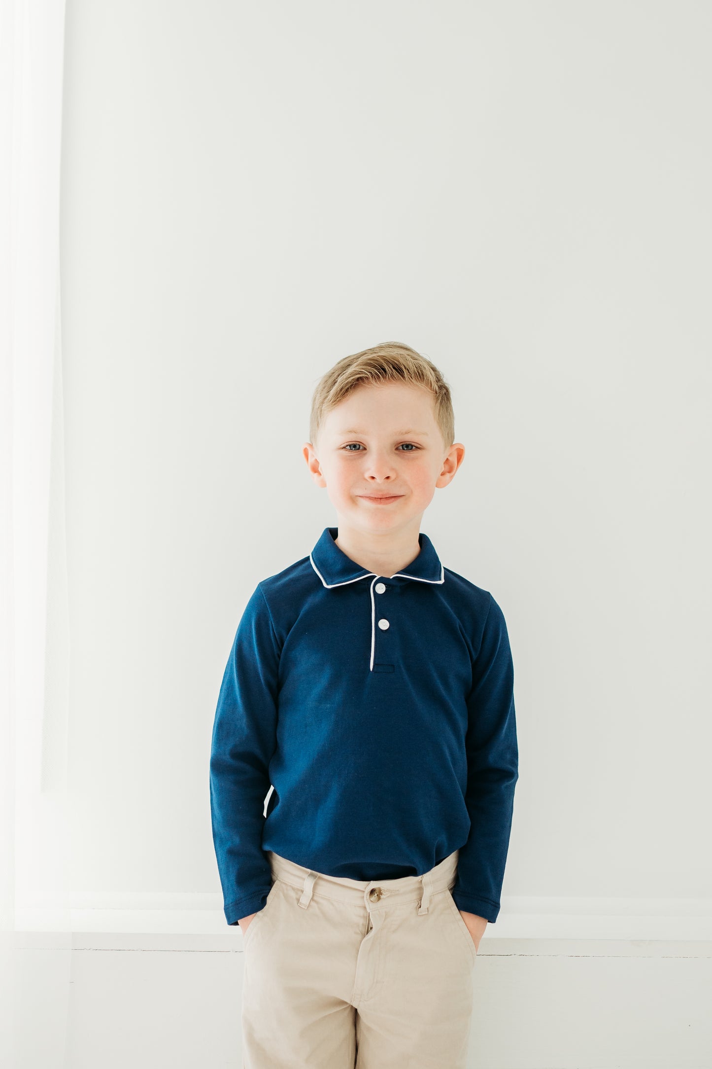 Boys Navy Polo