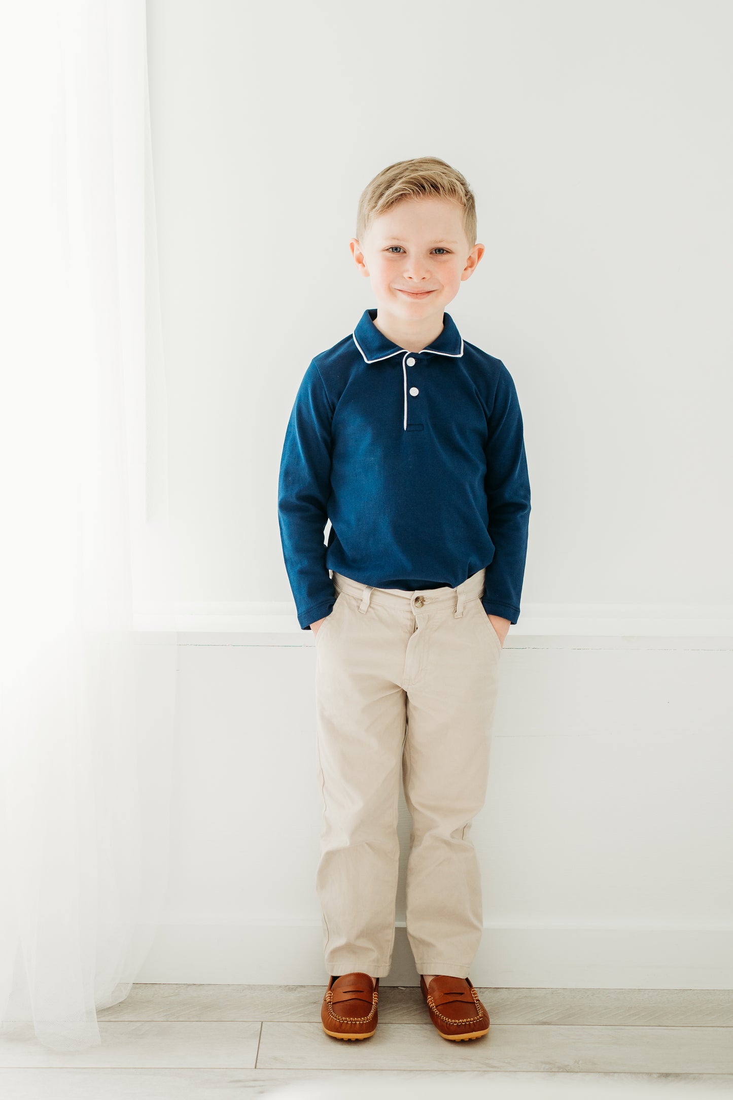 Boys Navy Polo