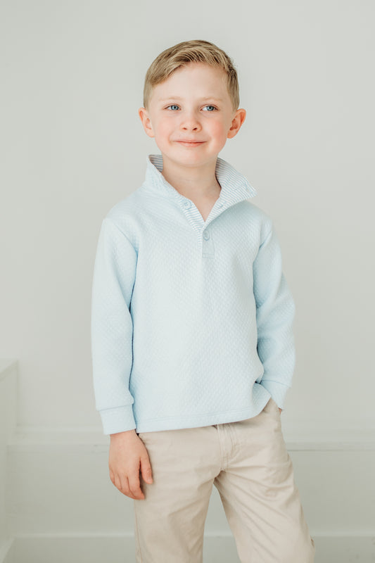 Benjamin blue pullover