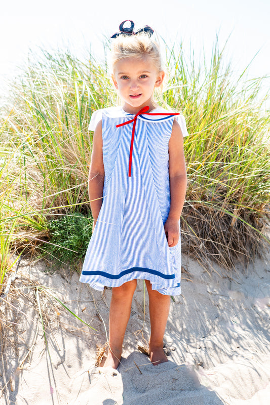 Preorder Anchors away girls dress